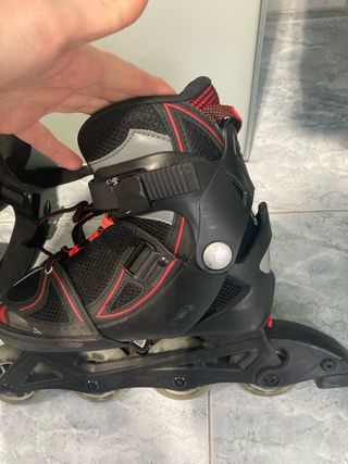 Patines en línea Fila negros y rojos