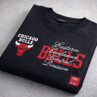 Camiseta Chicago Bulls Collab Lefties Negra