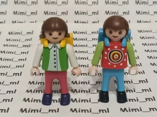 Playmobil 2 figuras niños colegio