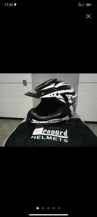 Casco Enduro Motocross Niño Leopard Helmets