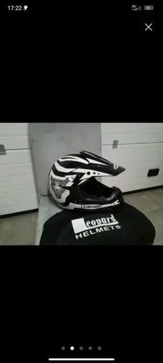 Casco Enduro Motocross Niño Leopard Helmets