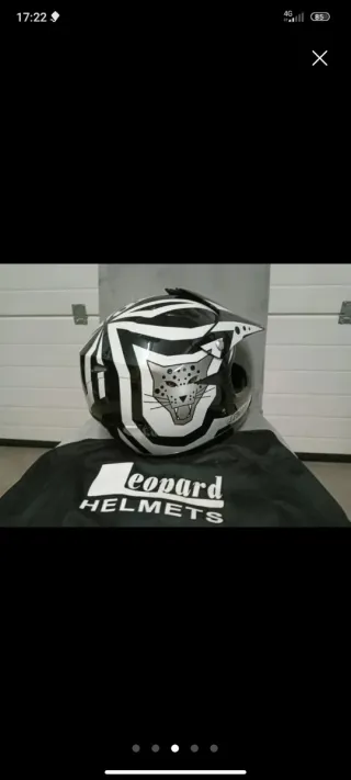 Casco Enduro Motocross Niño Leopard Helmets