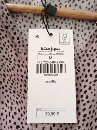 Vestido largo estampado mujer