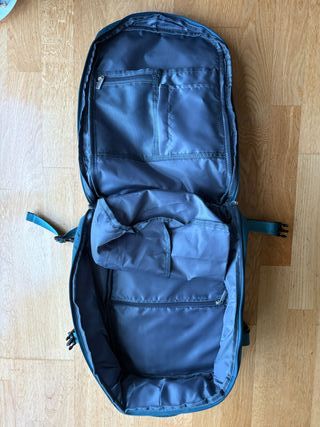 Mochila cabina/ordenador azul verdoso