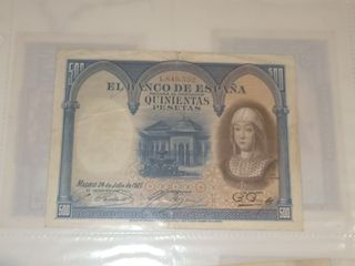 Billete 500 pesetas. Año 1927