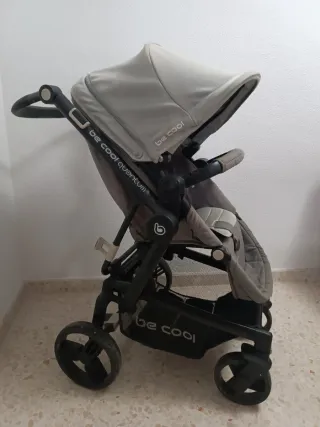 Estructura BE COOL coche bebé, 2 sillas y capazo
