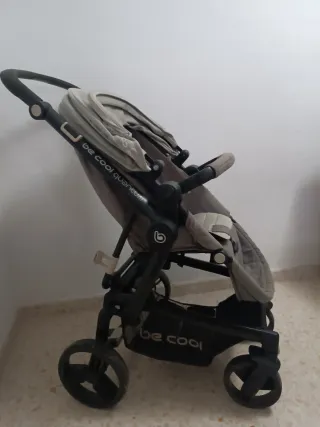 Estructura BE COOL coche bebé, 2 sillas y capazo
