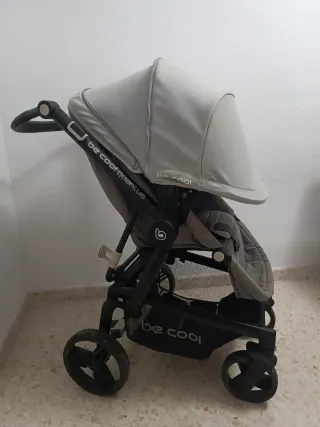 Estructura BE COOL coche bebé, 2 sillas y capazo