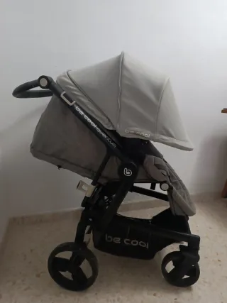 Estructura BE COOL coche bebé, 2 sillas y capazo