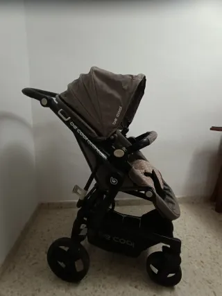 Estructura BE COOL coche bebé, 2 sillas y capazo