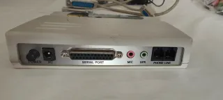 Fax Módem V90 con Doble Cable Serie RS-232.