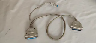 Fax Módem V90 con Doble Cable Serie RS-232.