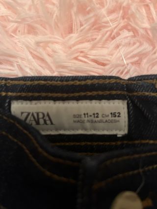 Pantalón ancho Zara azul