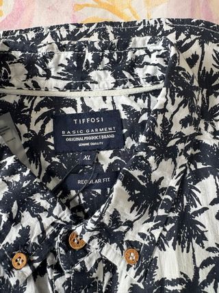 Camisa Tiffosi Estampada Hawaiana Talla XL
