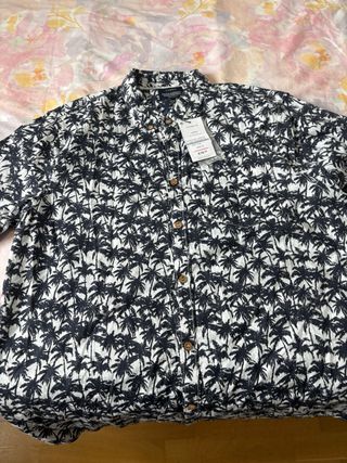 Camisa Tiffosi Estampada Hawaiana Talla XL