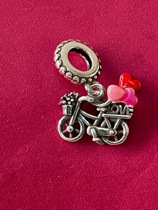 Colgante Bicicleta LOVE Corazones