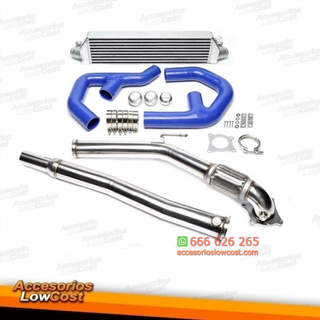 INTERCOOLER + DOWNPIPE PARA AUDI SEAT VW