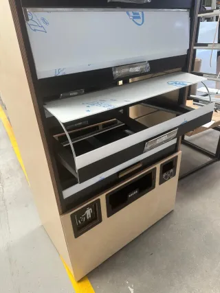 Vitrina expositora de dulces