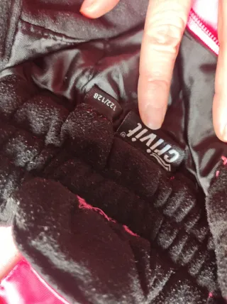 Pantalón de esquí rosa para niña talla 122-128