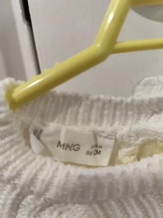 Jersey Mango Rayas Blanco/Rosa 12-18m