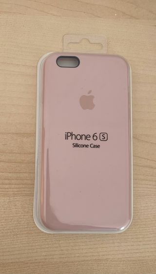 Custodia in silicone per iPhone 6/6S rosa