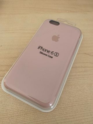 Custodia in silicone per iPhone 6/6S rosa