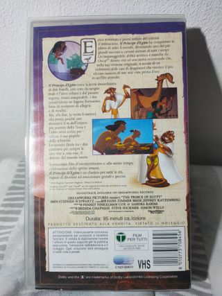 Il Principe D'Egitto VHS Dreamworks 1998