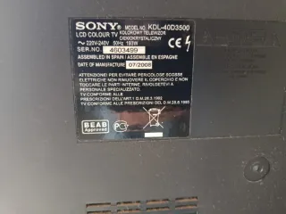 Televisor Sony Bravia Negro