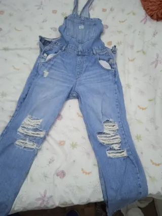 Peto vaquero Stradivarius desgastado