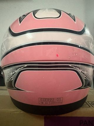 Casco Moto Rosa Niña Protectwear