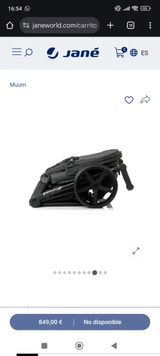 Cochecito Jane Muum 3 piezas