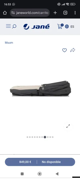 Cochecito Jane Muum 3 piezas