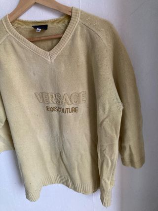 Sudadera Vintage Versace Jeans Couture Cuello Pico