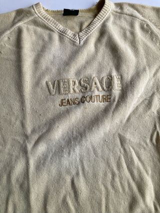 Sudadera Vintage Versace Jeans Couture Cuello Pico