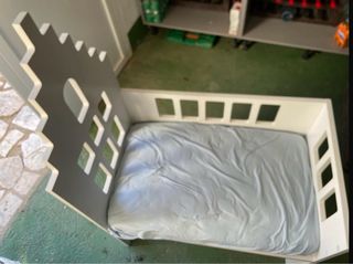 Cuna colecho blanca diseño casa