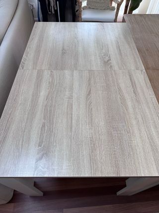 Mesa de comedor de madera 140(extensible a 190x90