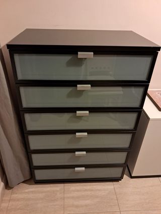 Cajonera Negra 6 Cajones