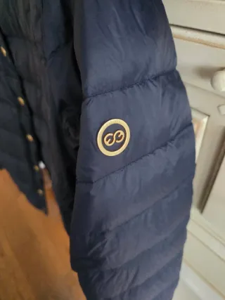 Chaqueta Ligera Reversible Talla L. Plumon dentro