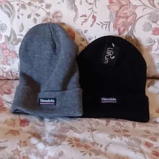 Set 2 Gorros Lana Finos Clásicos