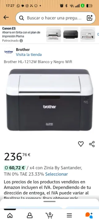 Stampante Brother HL-1212W