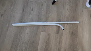 Barra L Ducha Bañera Blanca