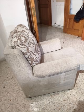 Sillón cómodo estampado extensible