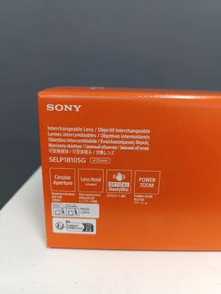 Sony SELP18105G Objetivo E PZ 18-105mm F4