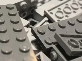 Lotto LEGO misto grigio 503g