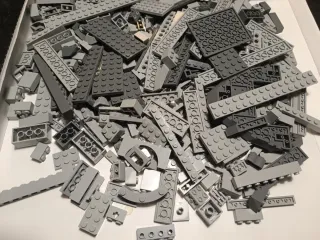 Lotto LEGO misto grigio 503g