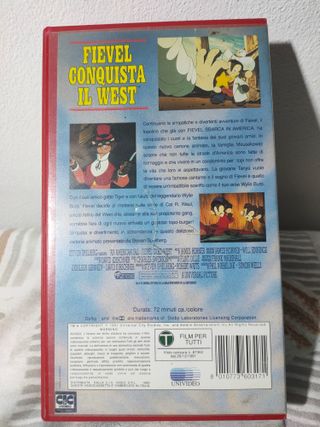 Fievel conquista il west VHS originale Anno 1992