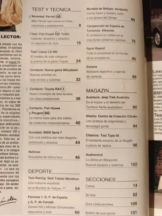 AUTOMÓVIL NUMERO 198 JULIO 1994