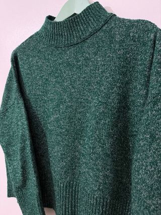 Jersey cuello alto verde