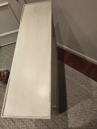 Mesa consola madera decapada recibidor