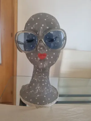 Gafas de sol retro años 70 azules